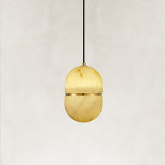 Glowstone Alabaster Modern Pendant 5.5''D