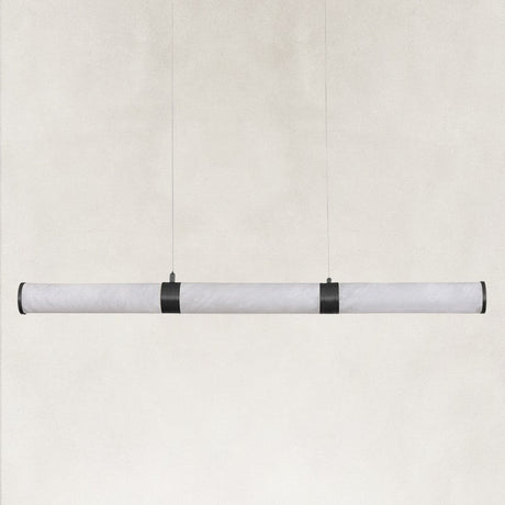 Sylva Alabaster Linear Chandelier 47"W