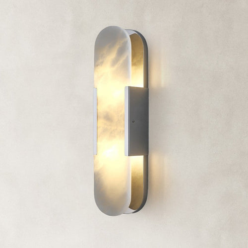 Velo Alabaster Oval Wall Sconce 20