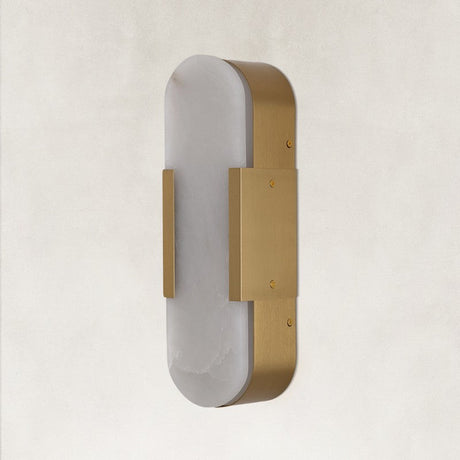 Velo Alabaster Wall Sconce 14"H